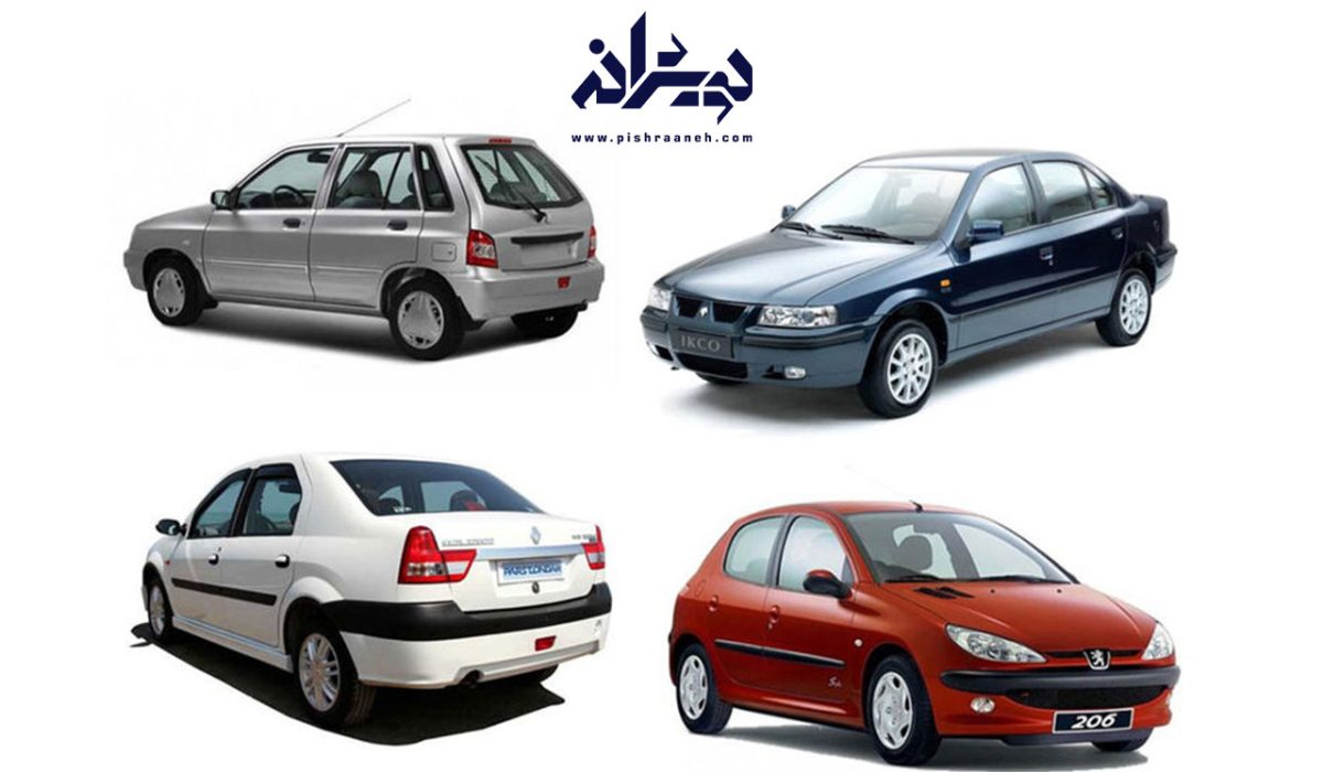 محصولات ایران خودرو سایپا در بازار