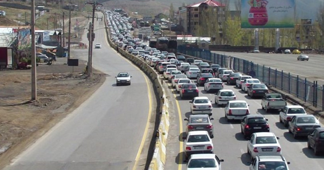 ترافیک نیمه سنگین در جاده های مازندارن