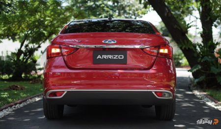 نمای عقب آریزو ۵ برقی