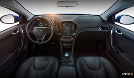 داخل کابین و داشبورد آریزو ۵ برقی