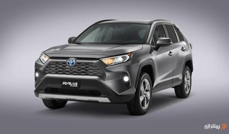 نمای جلویی تویوتا راوفور ۲۰۲۴ هیبرید
