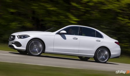 نمای کناری مرسدس بنز C200L