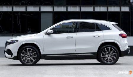 نمای کناری مرسدس بنز EQA 260