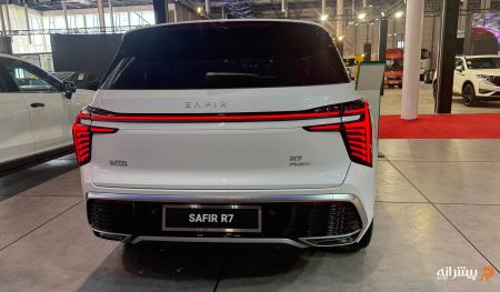 عقب ماشین سفیر آر ۷ ایران خودرو