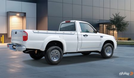 نمای عقب ماشین کاپرا B تک کابین