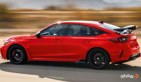 نمای کناری هوندا سیویک تایپ آر