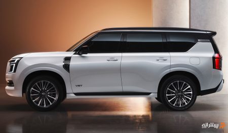 نمای کناری نیسان پاترول ۲۰۲۵