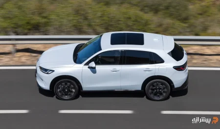 نمای بالای خودرو هوندا زد آر وی