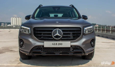 جلوی ماشین مرسدس بنز GLB