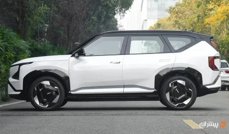 نمای کناری کیا ev5