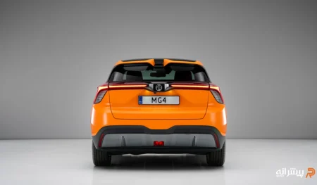 نمای عقب ام جی ۴