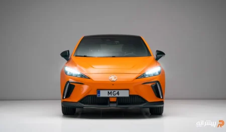 نمای جلویی ام جی ۴