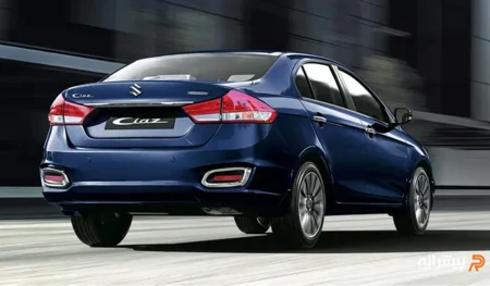 نمای عقب سوزوکی سیاز