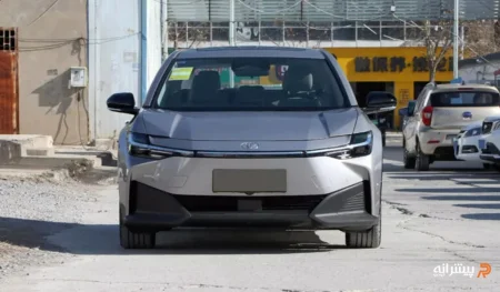 نمای جلوی تویوتا BZ3