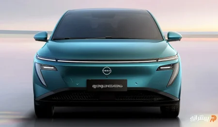 نمای جلوی نیسان N7 نامی خودرو