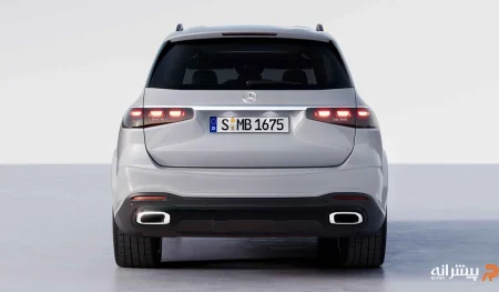 نمای عقب مرسدس بنز GLS 450