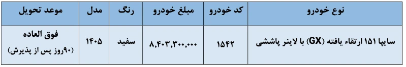 شرایط فروش پراید وانت ۱۵۱ - اردیبهشت ۱۴۰۵