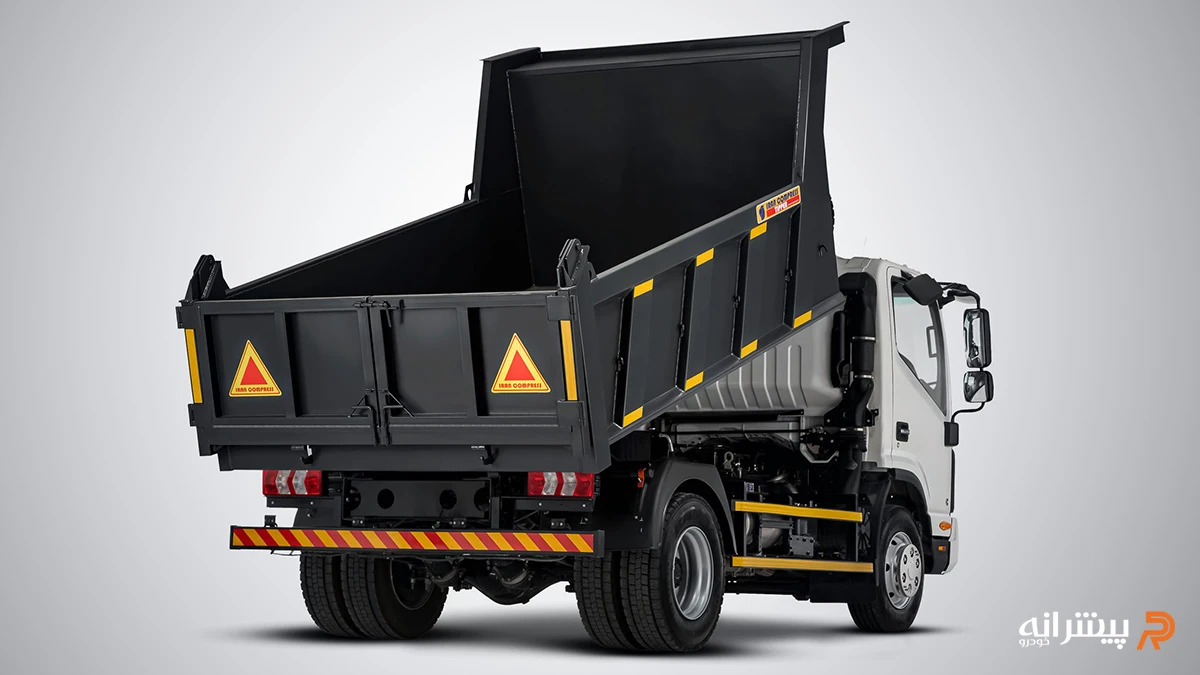 فضای باری کامیونت کمپرسی ۶ تن جک آرین دیزل JAC N60 D