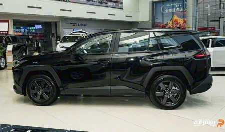 نمای کناری تویوتا rav 4 2026